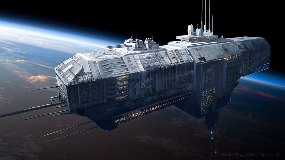 Spaceship Depiction