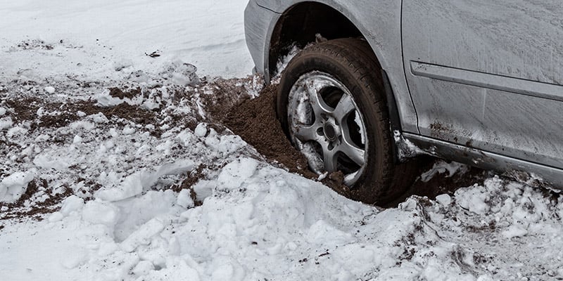 Car in snow